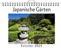 Finn Meyer: Japanische Gärten - (Wandkalender 2025, Kalender DIN A4 quer, Monatskalender im Querformat mit Kalendarium, das perfekte Geschenk), KAL