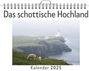 Liam Vogel: Das schottische Hochland - (Wandkalender 2025, Kalender DIN A4 quer, Monatskalender im Querformat mit Kalendarium, das perfekte Geschenk), KAL