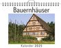 Lily Schwarz: Bauernhäuser - (Wandkalender 2025, Kalender DIN A4 quer, Monatskalender im Querformat mit Kalendarium, das perfekte Geschenk), KAL