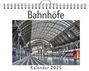 Mia Günther: Bahnhöfe - (Wandkalender 2025, Kalender DIN A4 quer, Monatskalender im Querformat mit Kalendarium, das perfekte Geschenk), KAL