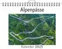 Ella Schröder: Alpenpässe - (Wandkalender 2025, Kalender DIN A4 quer, Monatskalender im Querformat mit Kalendarium, das perfekte Geschenk), KAL