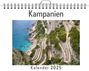 Ben Hoffmann: Kampanien - (Wandkalender 2025, Kalender DIN A4 quer, Monatskalender im Querformat mit Kalendarium, das perfekte Geschenk), KAL