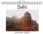 Zoe Friedrich: Delhi - (Wandkalender 2025, Kalender DIN A4 quer, Monatskalender im Querformat mit Kalendarium, das perfekte Geschenk), KAL