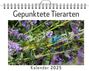 Olivia Weber: Gepunktete Tierarten - (Wandkalender 2025, Kalender DIN A4 quer, Monatskalender im Querformat mit Kalendarium, das perfekte Geschenk), KAL