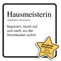 Nora Günther: Hausmeisterin, Buch