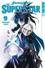 „Shaman King: The Super Star“, Band 9, Hiroyuki Takei, Tokyopop. Illustration zeigt eine Person mit blauer Mütze und Masken.