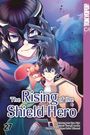 "The Rising of the Shield Hero" Band 27. Zwei Figuren: vorne ein Krieger mit Schild und Tier, hinten ein Charakter mit Maske.