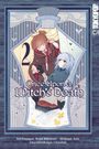 "Once Upon a Witch's Death", Vol. 2. Zwei Figuren in stilisierter Flasche, blau und lila Farbtöne, verspieltes Design.