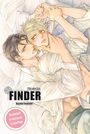 Text: "Finder", "Liebesstunken", "Ayano Yamane", "Sonderheft in limitierter Erstauflage". Zwei Personen liegen eng umschlungen auf einem Bett.