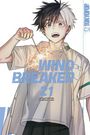 Text: "WIND BREAKER Z1 SATORU NII". Illustration von einem Jungen mit zweifarbigem Haar, der eine Wunderkerze hält.