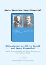 Maria Magdalena Rapp-Blumenthal: Erinnerungen an Silvio Gesell und Georg Blumenthal, Buch