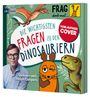 "Die wichtigsten Fragen zu den Dinosauriern. Gelesen von Ralph Caspers. Illustration: Maus, Dinosaurier, Pterosaurier."