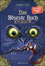 Text: "Das Böseste Buch aller Zeiten", "Magnus Myst", "Dein SPIEGEL Bestseller-Autor", "ueberreuter". Illustration: Monsterbuch.