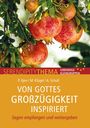 Text: "SERENDIPITY THEMA: LEBENDIGE KLEINGRUPPEN. P. Iljen / M. Klügel / A. Schuß. VON GOTTES GROßZÜGIGKEIT INSPIRIERT. Segen empfangen und weitergeben." Im Hintergrund leuchtend rote Granatäpfel am Baum.
