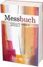 „Messbuch 2027 Lesejahr B“. Abstrakte, bunte Farbverläufe und das Butzon & Bercker Logo unten.