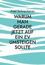 Axel Schneckener: Warum man gerade jetzt auf ein EV umsteigen sollte. Hintergrund aus türkis-weißen Wellenlinien.