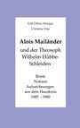 Alois Mailänder: Alois Mailänder und der Theosoph Wilhelm Hübbe-Schleiden, Buch