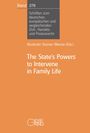 The State's Powers to Intervene in Family Life, Buch