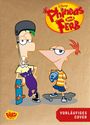 „Phineas and Ferb“, Comic-Stil: Zwei Jungen mit Skateboards, einer trägt Helm. Text: „VORLÄUFIGES COVER“.