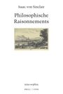 Isaak von Sinclair: Philosophische Raisonnements, Buch