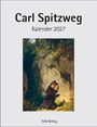 Text: "Carl Spitzweg Kalender 2027", "Fink Verlag".  
Illustration eines Mannes in der Natur, knieend.