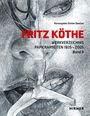 Texte: "Herausgeber Günter Zwerina", "FRITZ KÖTHE", "WERKVERZEICHNIS", "PAPIERARBEITEN 1935–2005", "Band II", "HIRMER". Illustration: Gesicht in Nahaufnahme.