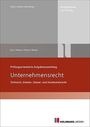 "Unternehmensrecht: Zivilrecht, Arbeits-, Steuer- und Handwerksrecht. Grauer und roter Bereich; Logo von HOLZMANN MEDIEN."