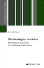 Hannah Sloane: Studienbeginn als Krise, Buch