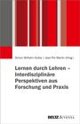 Titel: "Lernen durch Lehren – Interdisziplinäre Perspektiven aus Forschung und Praxis". Oben rote und graue Streifen.