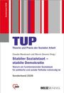 Titel: "TUP Theorie und Praxis der Sozialen Arbeit: Stabiler Sozialstaat – stabile Demokratie". Farben: Rot, Grau.