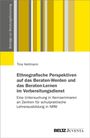 Tina Heitmann, Ethnografische Perspektiven auf das Beraten, Buchcover mit gelben und grauen Streifen. BELTZ Juventa Logo.