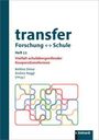 "transfer Forschung ↔ Schule, Heft 11. Vielfalt schulübergreifender Kooperationsformen. Bettina Dimai, Andrea Raggl (Hrsg.)." Logo unten: „k linkhardt“. Abstrakte, bunte Liniengrafik.