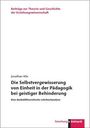 Jonathan Klix: "Die Selbstvergewisserung von Einheit in der Pädagogik bei geistiger Behinderung", Buch