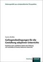 Samira Skribbe: Gelingensbedingungen für die Gestaltung adaptiven Unterrichts, Buch