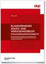 Axel Clauß: Klausurenkurs Staats- und Verfassungsrecht, Buch
