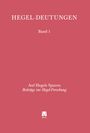 HEGEL-DEUTUNGEN, Band 1, Auf Hegels Spuren, Beiträge zur Hegel-Forschung. Roter Hintergrund, schlichtes Design.