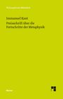 Immanuel Kant: Preisschrift über die Fortschritte der Metaphysik, Buch