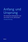 Claudia Wirsing: Anfang und Ursprung, Buch