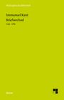 Immanuel Kant: Briefwechsel, Buch