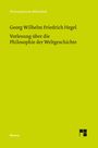 Georg Wilhelm Friedrich Hegel: Vorlesung über die Philosophie der Weltgeschichte, Buch