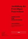 Buchtitel: "Ausbildung der Freiwilligen Feuerwehren - Ausbildung zum Sprechfunker". Rotes Cover, minimalistisches Design.