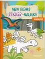 : Mein kleines Sticker-Malbuch. Dinosaurier, Buch