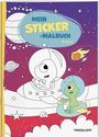 : Mein Sticker-Malbuch. Weltraum, Buch