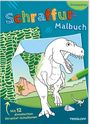 : Schraffur-Malbuch. Dinosaurier, Buch