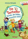 Antonia Michaelis: Die Tierhelfer. Hunde, die bellen, brauchen dich!, Buch