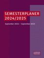 : Semesterplaner 2024/ 2025, Buch