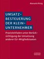 Manuela Rittig: Umsatzbesteuerung der Kleinunternehmer, Buch