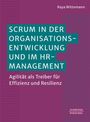 Text: "SCRUM IN DER ORGANISATIONSENTWICKLUNG UND IM HR-MANAGEMENT" und "Agilität als Treiber für Effizienz und Resilienz".