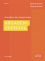 "ABGABENORDNUNG: Grundkurs des Steuerrechts", Autoren: Simone Grimm, Thomas Scheel, Band 1, 19. Auflage. Orange Hintergrund.
