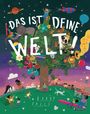 „DAS IST DEINE WELT! BARRY FALLS“ in bunten Buchstaben auf einem fantasievollen, farbenfrohen Baum mit Tieren und Menschen.